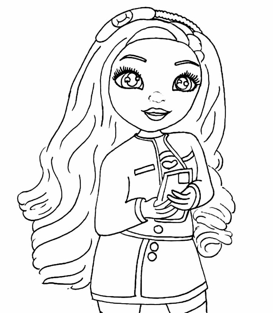 Rainbow high fashion doll bella â having fun with children