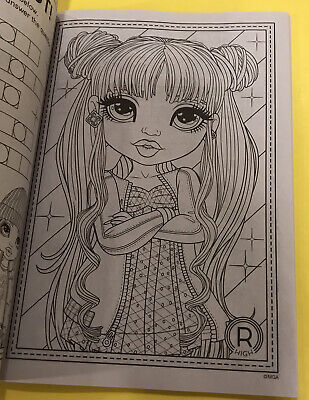 New mga entertainment rainbow high doll kids loring activity book