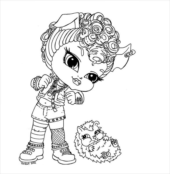 Monster high coloring pages
