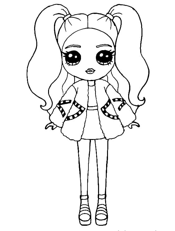 Rainbow high coloring pages