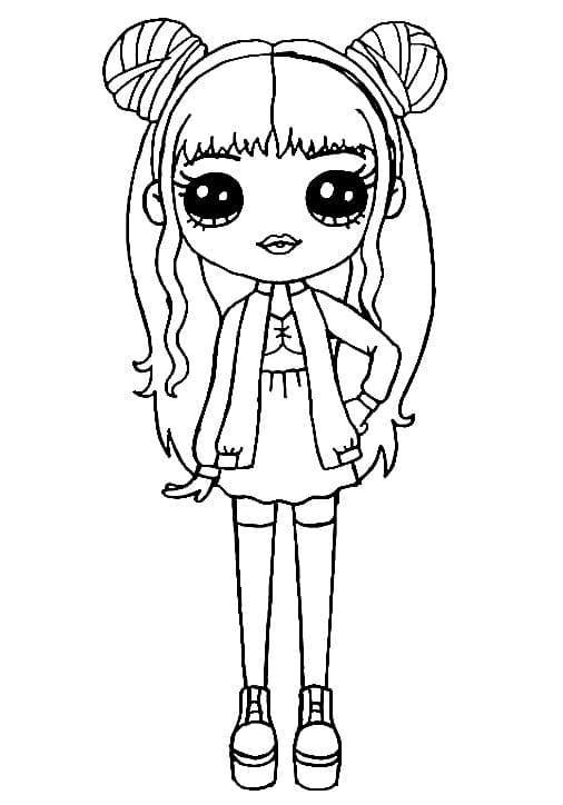 Rainbow high coloring pages