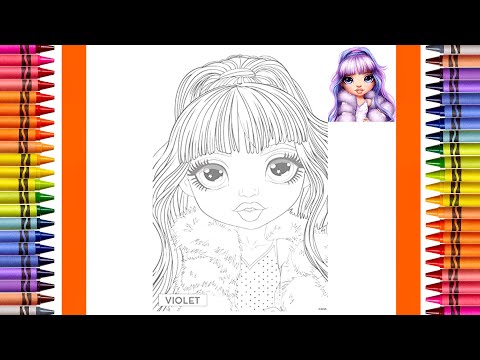 Coloring pages rainbow high