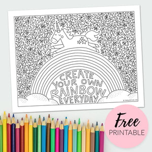 Free printable coloring page for kids adults
