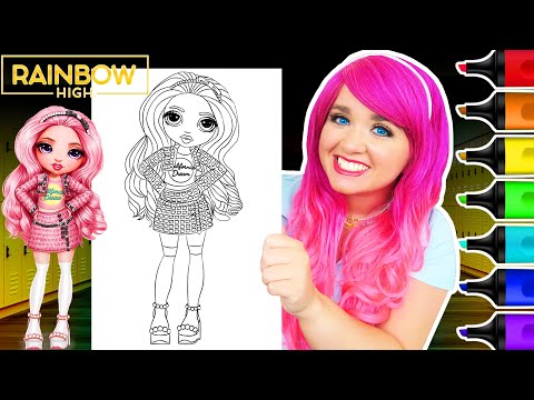 Rainbow high coloring videos