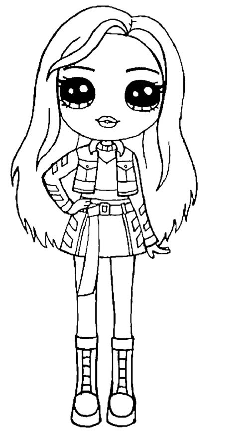 Rainbow high skyler coloring pages â having fun with children