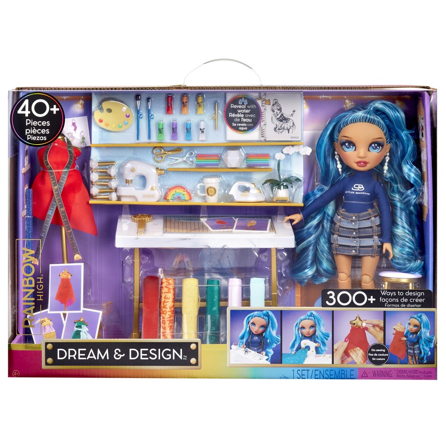 Rainbow high dream design fashion studio playset w skyler doll