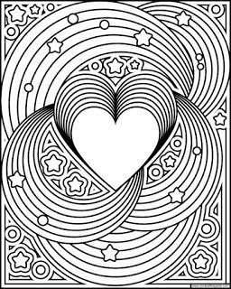 Colorful mandala coloring page