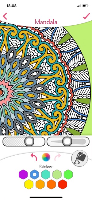 Mandala coloring book pages on the app store