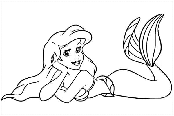 Mermaid coloring pages