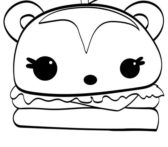 Free easy to print num noms coloring pages