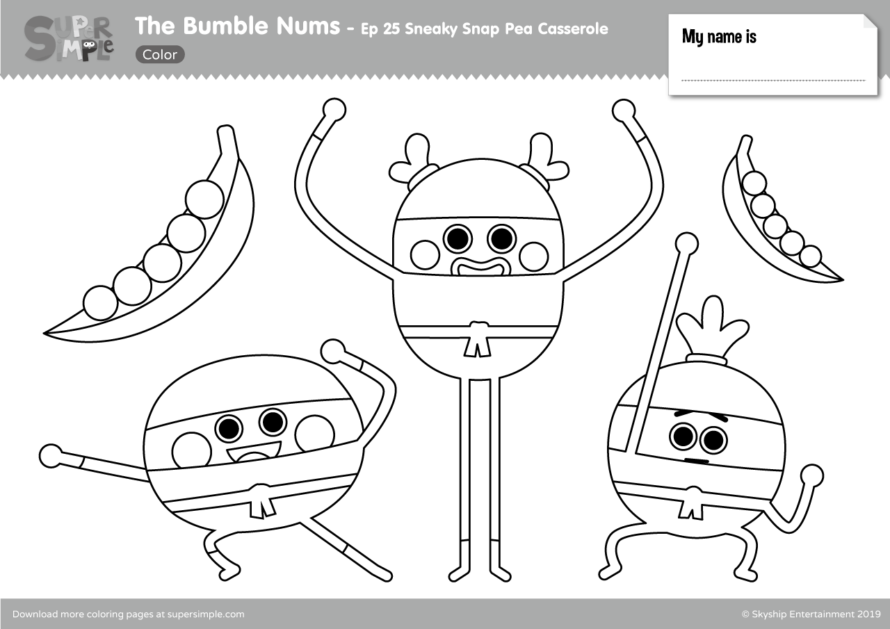 Undefined coloring pages super simple songs kids songs