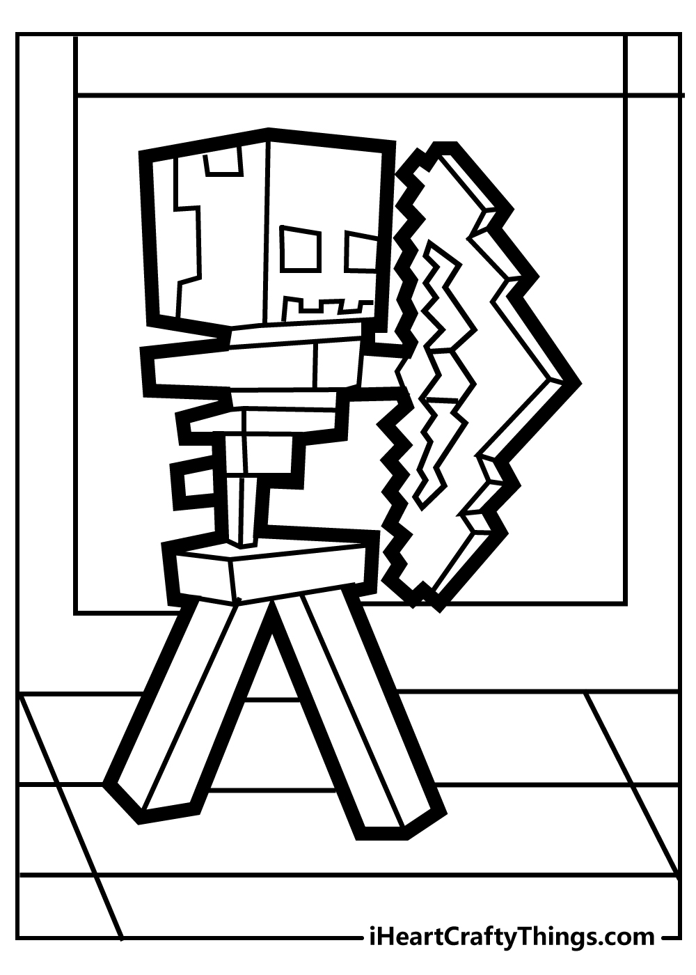 Minecraft coloring pages free printables