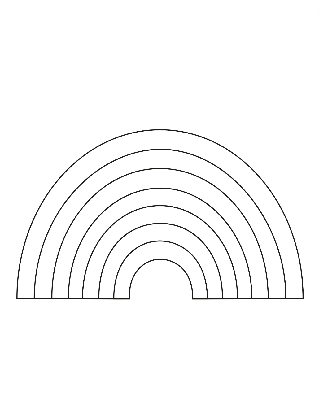 Free rainbow coloring pages more âðâ