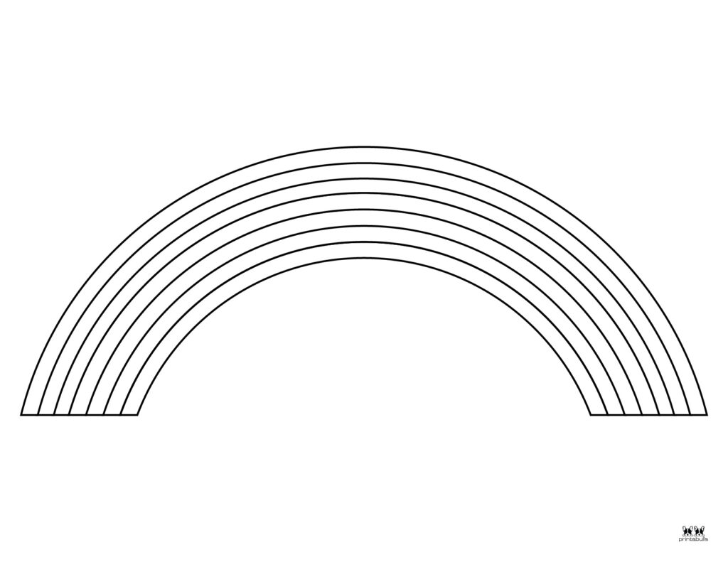 Rainbow coloring pages