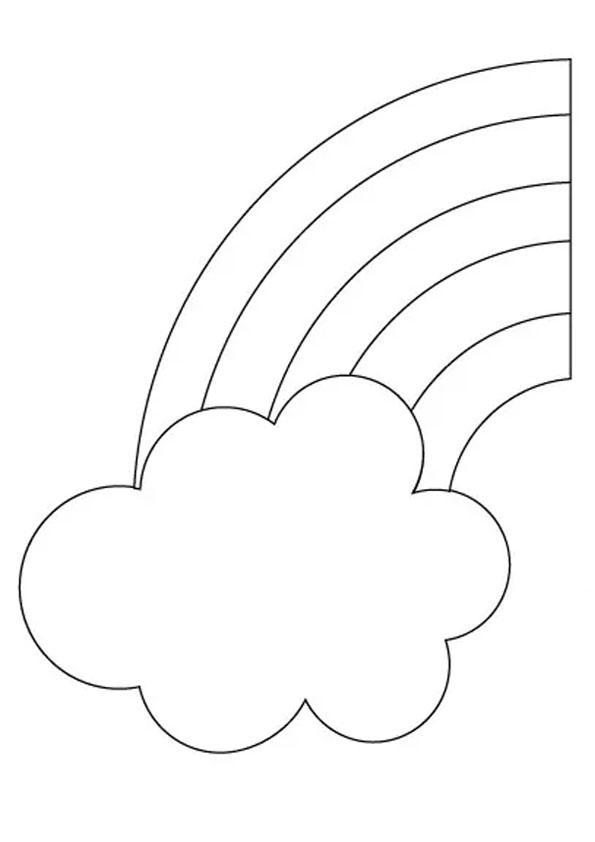 Coloring pages printable rainbow coloring page pdf