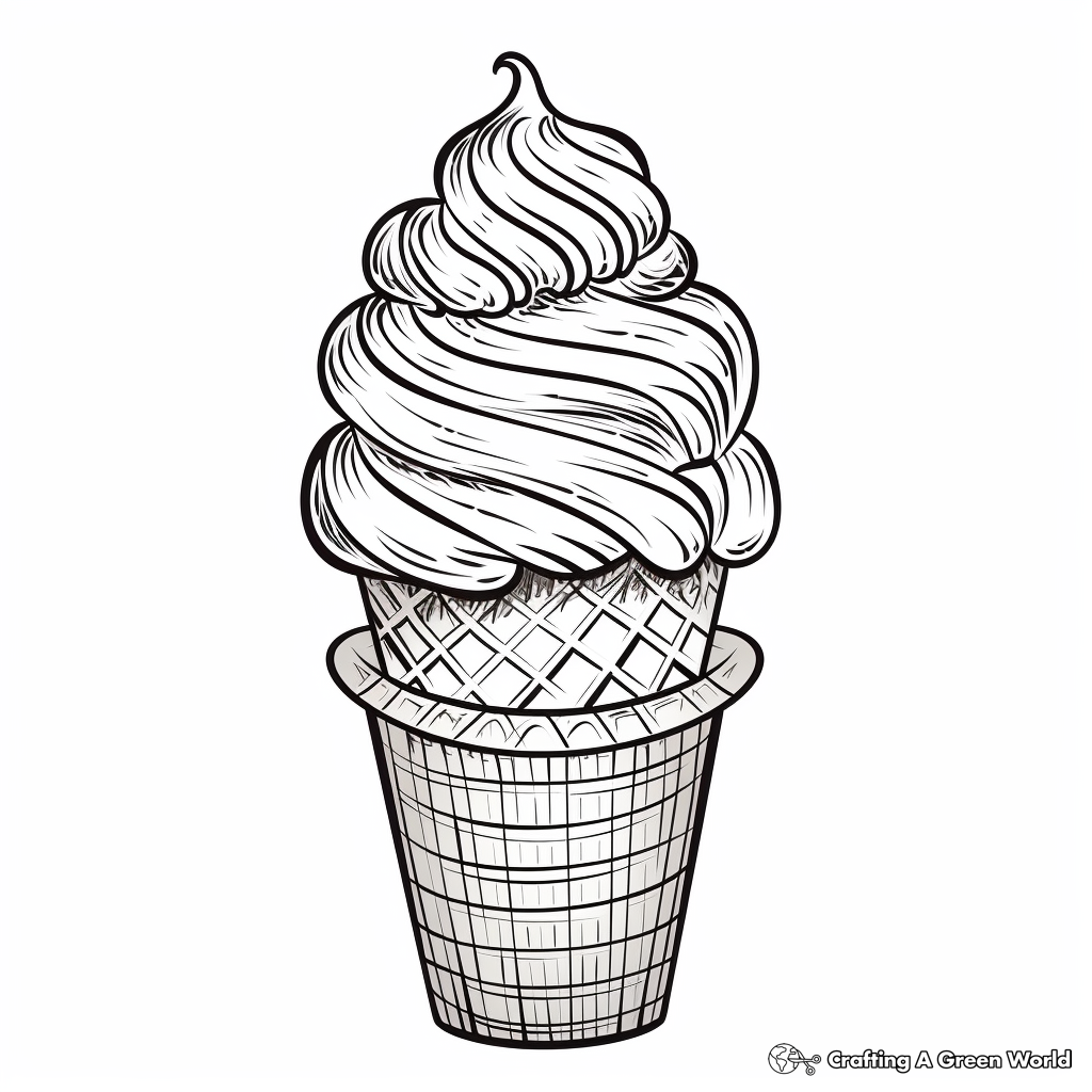 Ice cream coloring pages