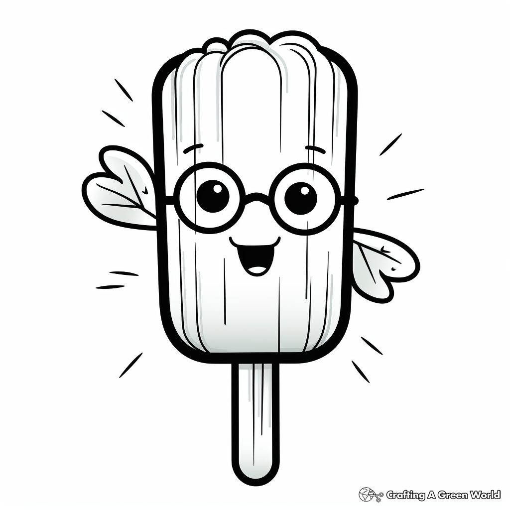 Popsicle coloring pages