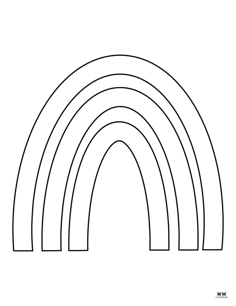 Rainbow coloring pages