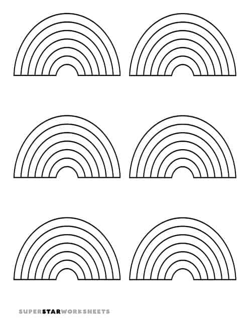 Rainbow template