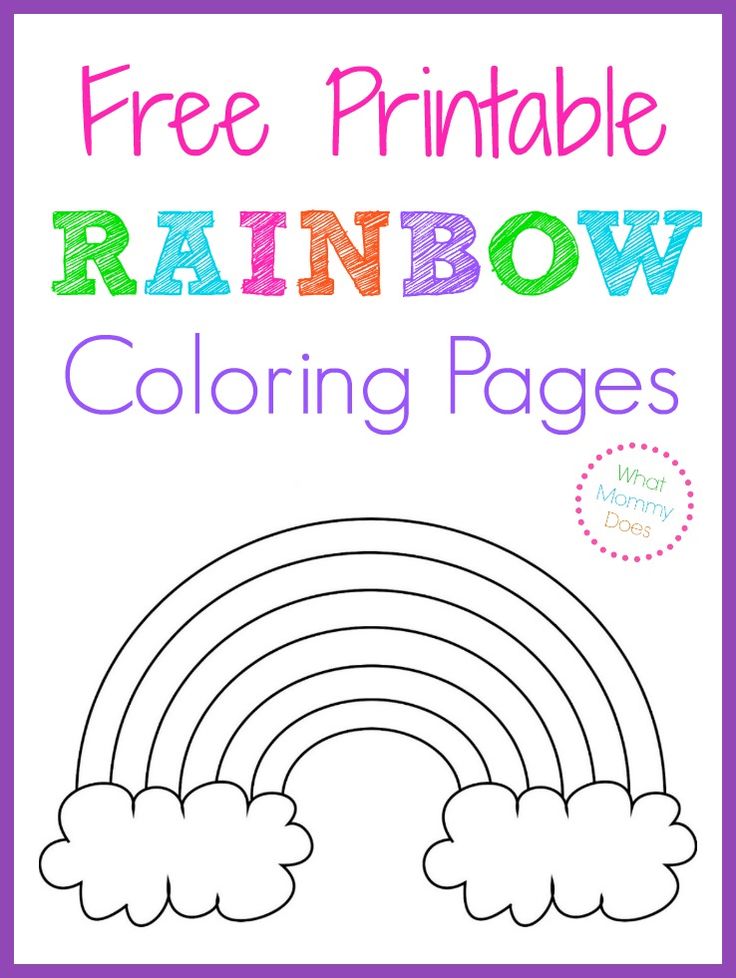 Free printable rainbow coloring pages ð rainbow parties rainbow birthday party rainbow theme