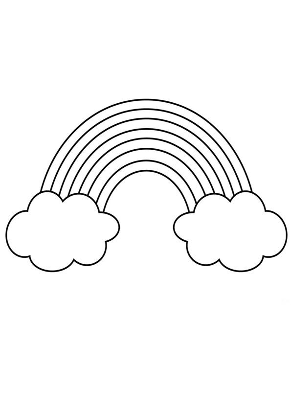 Coloring pages rainbow coloring pages free printable