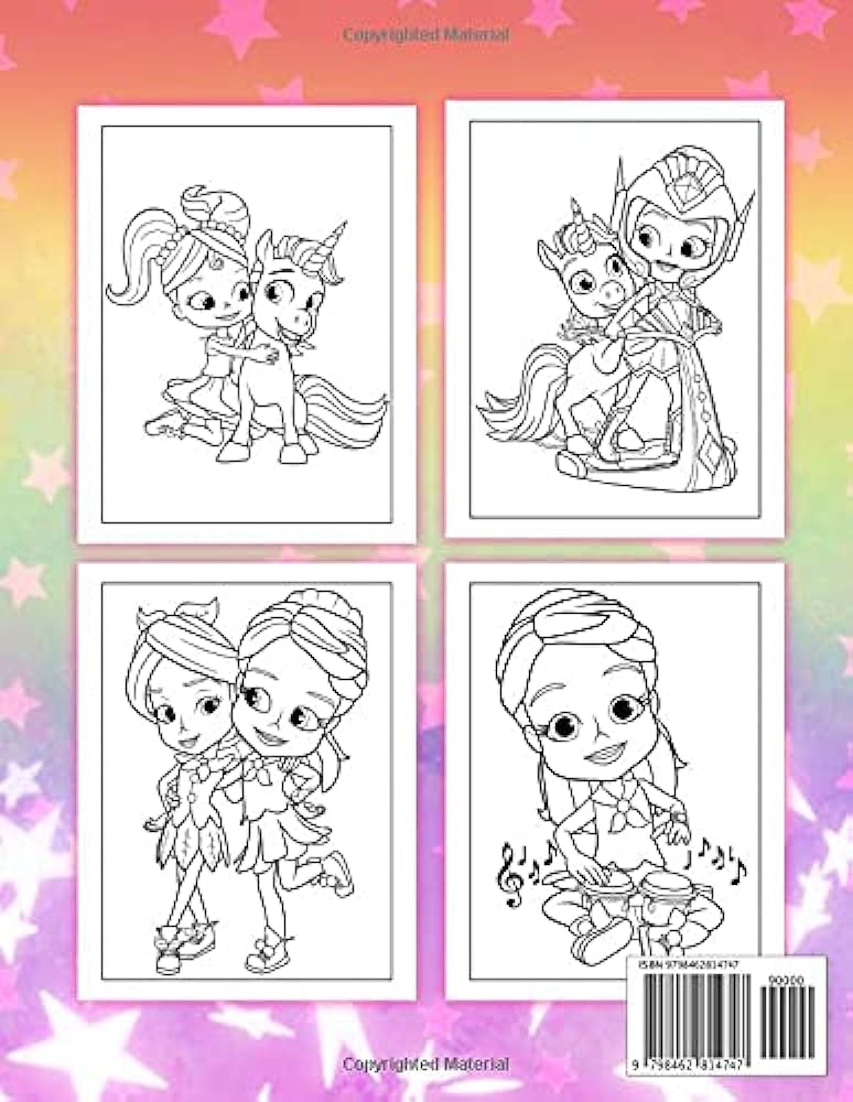 Rainbow rangers loring book a great llection of rainbow rangers illustrations for you to lor relax and get lost in hours hafley gloria books