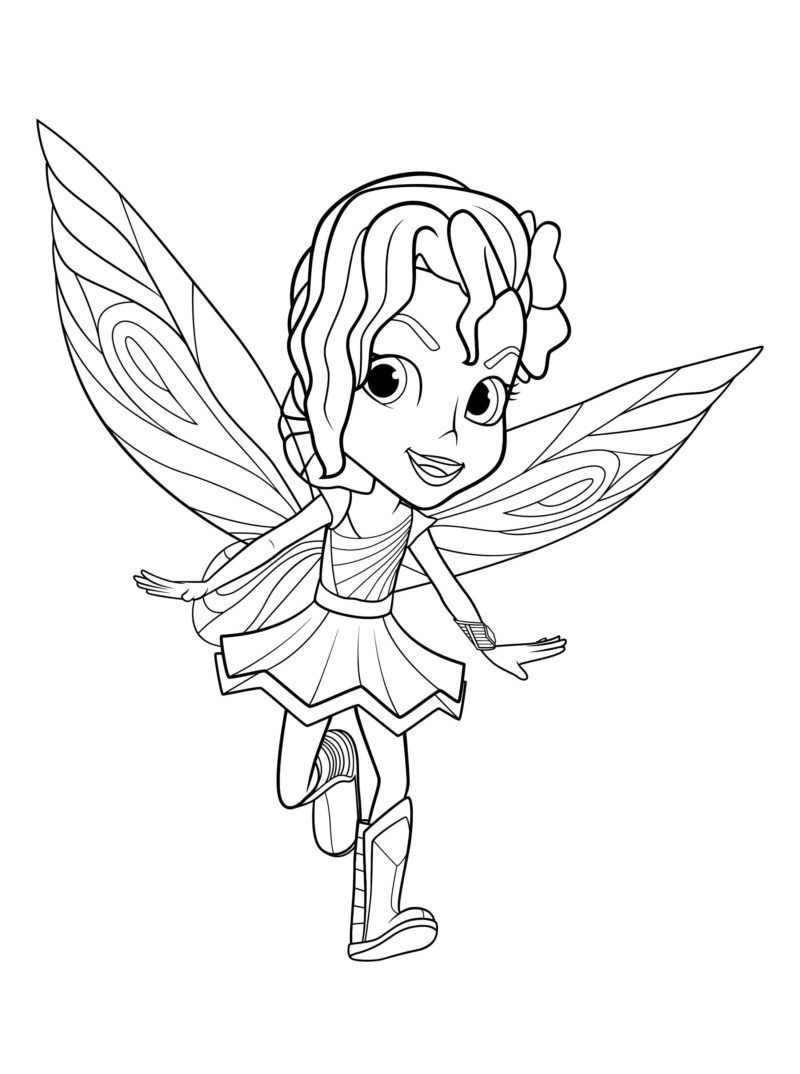 Rainbow rangers coloring pages free printable little sorceresses coloring pages rainbow ranger