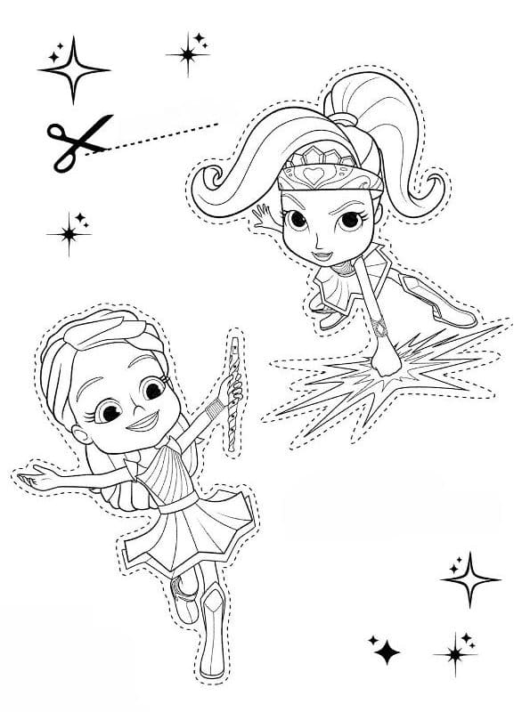 Rainbow rangers coloring pages free printable little sorceresses