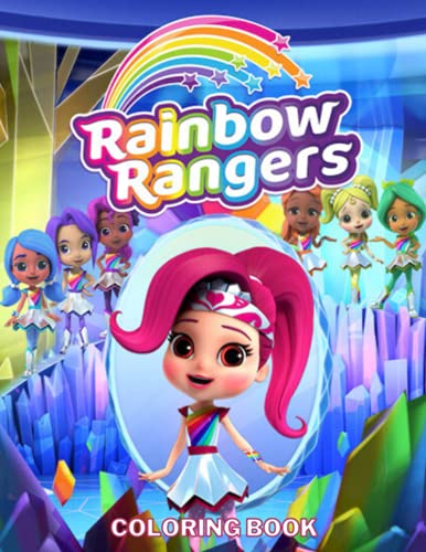 Rainbow rangers coloring book colour rainbow rangers highest quality artwork of rainbow rangers to colour in high quality and premium cover on ilippines