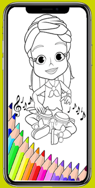 About rainbow rangers coloring book google play version
