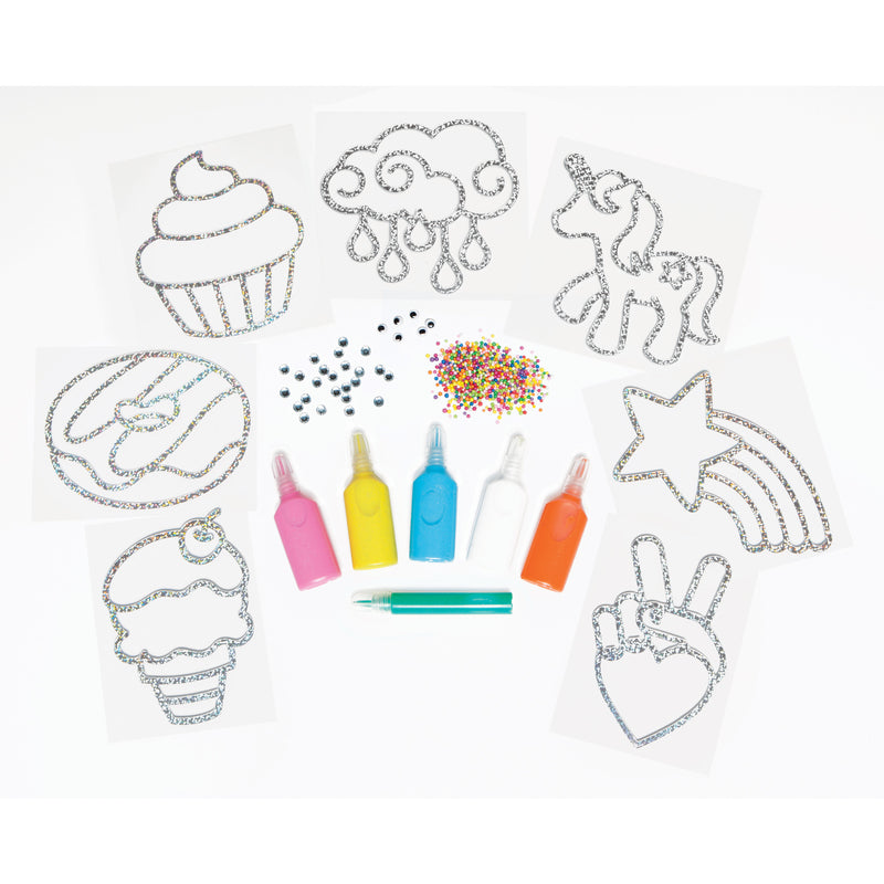 Window art kit easy sparkle window art â faber