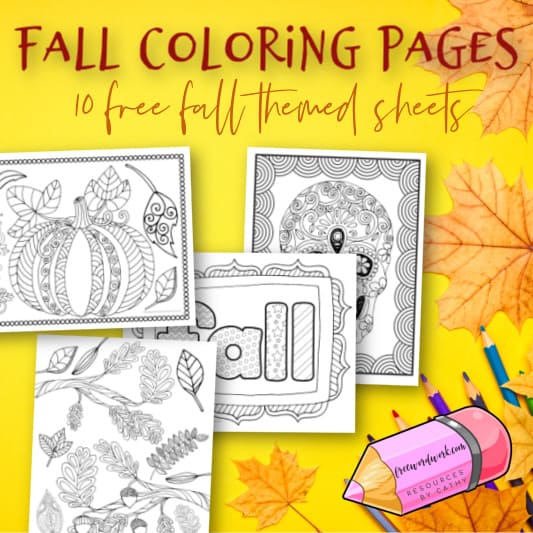 Fall hidden fry words