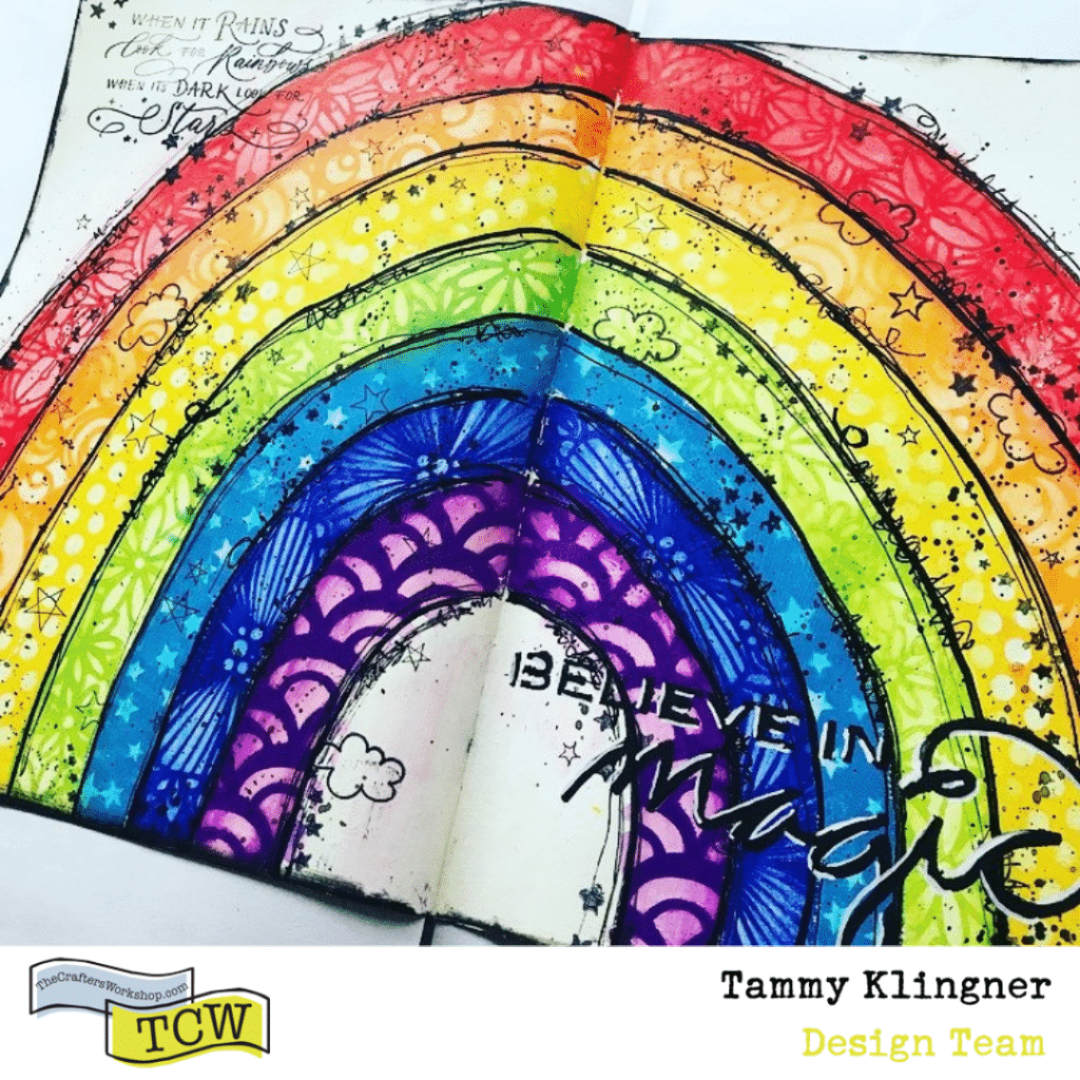 The crafters workshop blograinbows are magicâ art journal