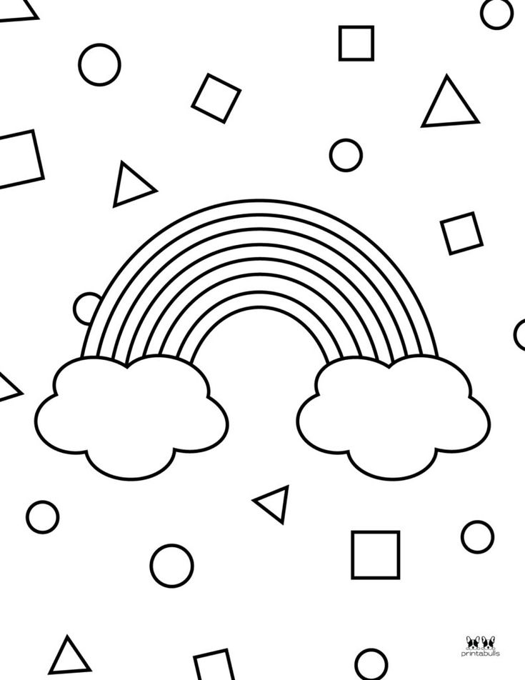 Printable rainbow coloring page coloring pages pumpkin coloring pages turkey coloring pages