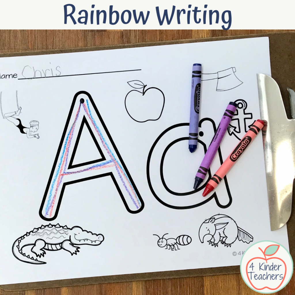 What is rainbow writing