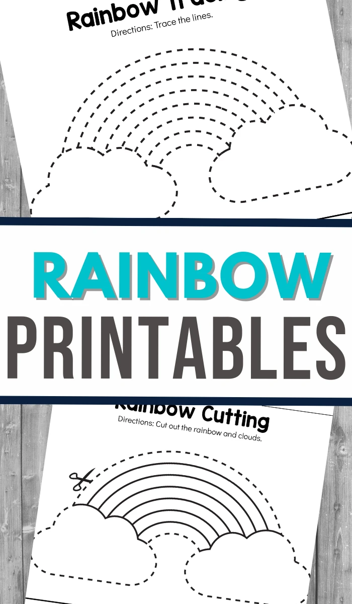 Rainbow activity sheets