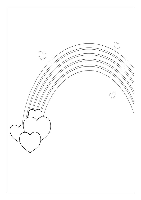 Rainbow coloring pages printable coloring sheets