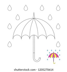 Rain coloring page images stock photos d objects vectors