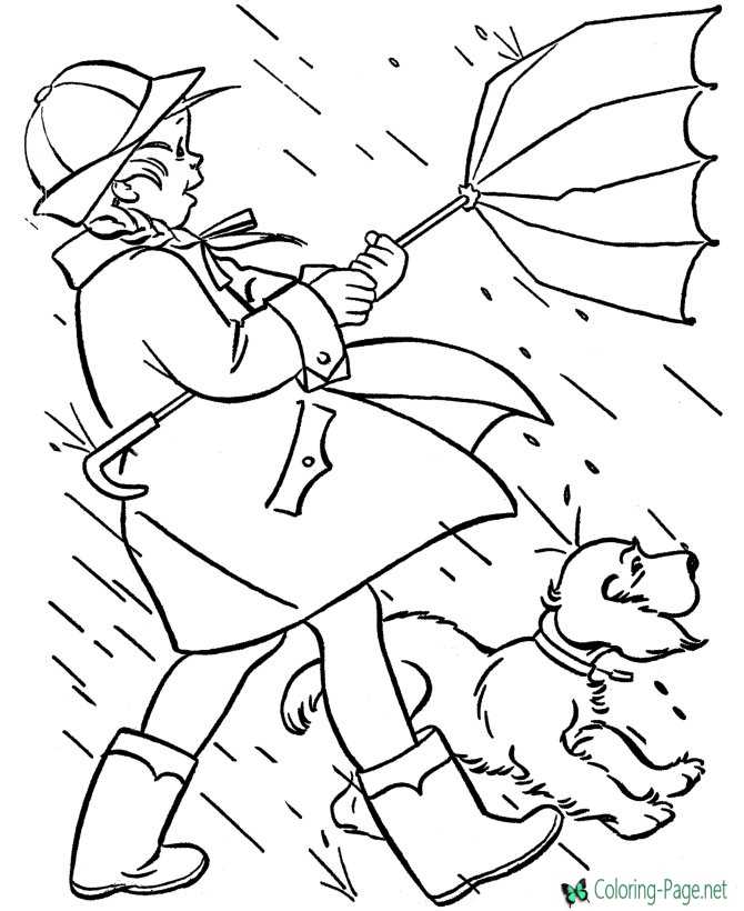 Spring coloring pages