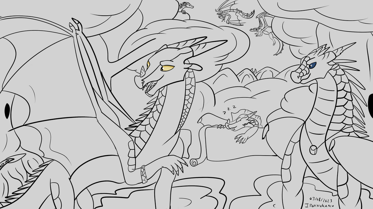 Rainwing scene by ironnokana on