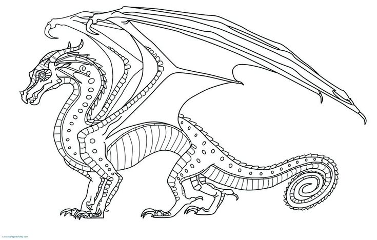 Image result for hearts coloring pages for adults dragon coloring page wings of fire wings of fire dragons