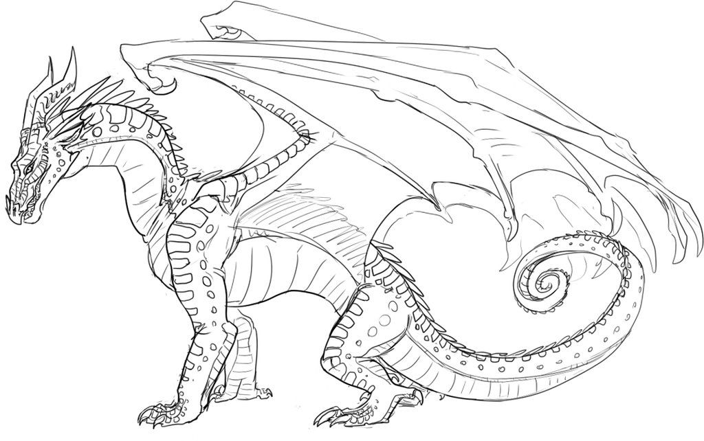 Starwind sketch wings of fire dragons dragon coloring page fire dragon