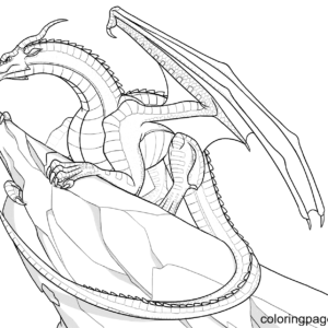 Wings of fire coloring pages printable for free download