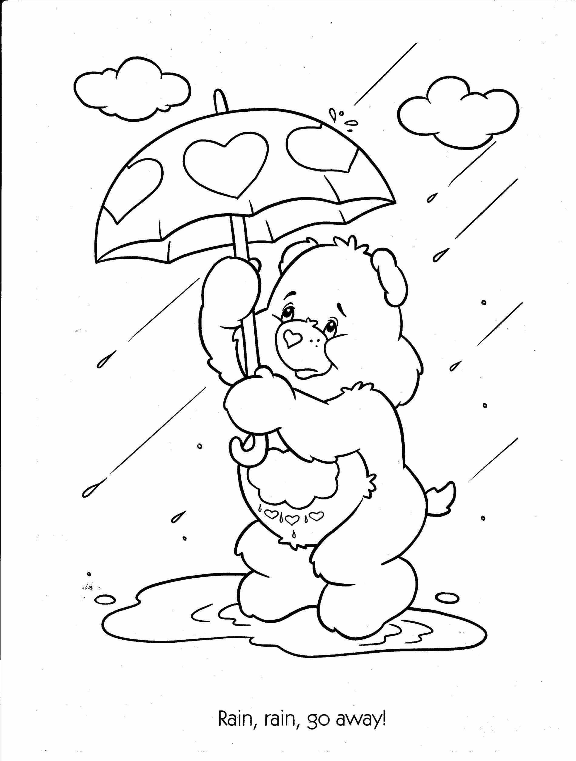 Wonderful picture of rainy day coloring pages
