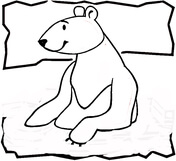 Bear in a rainy day coloring page free printable coloring pages