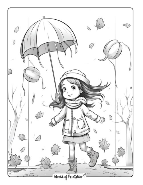 The best fall coloring pages for kids adults