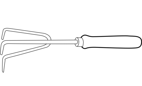 Rake coloring page free printable coloring pages
