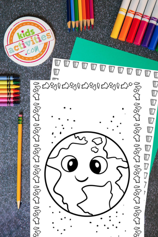 Big earth day coloring pages to download print kids activities blog