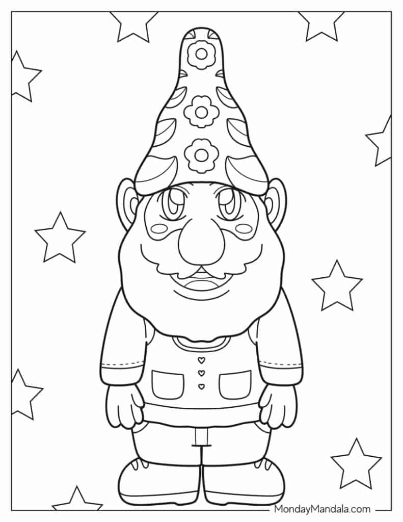 Garden coloring pages free pdf printables