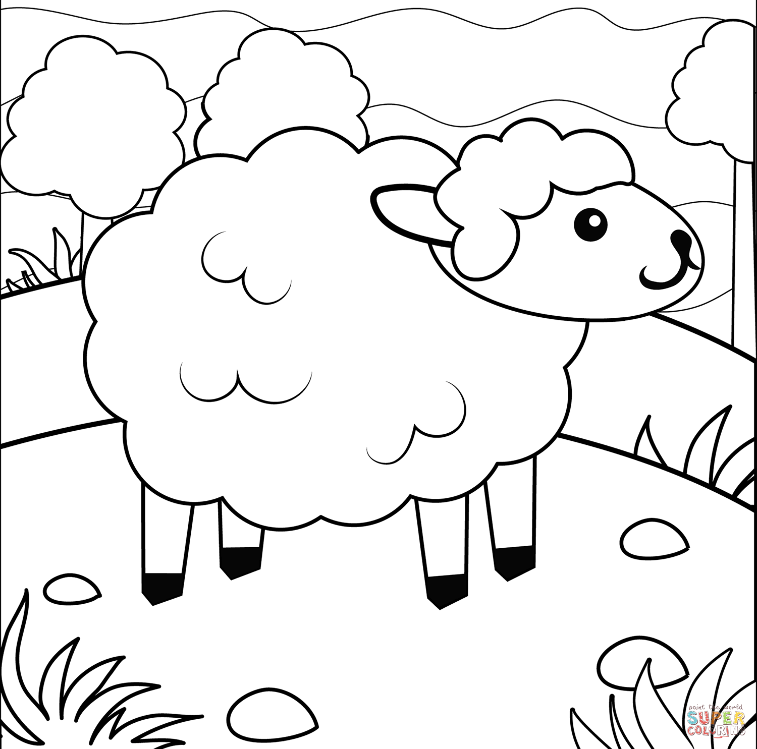 Ram coloring page free printable coloring pages
